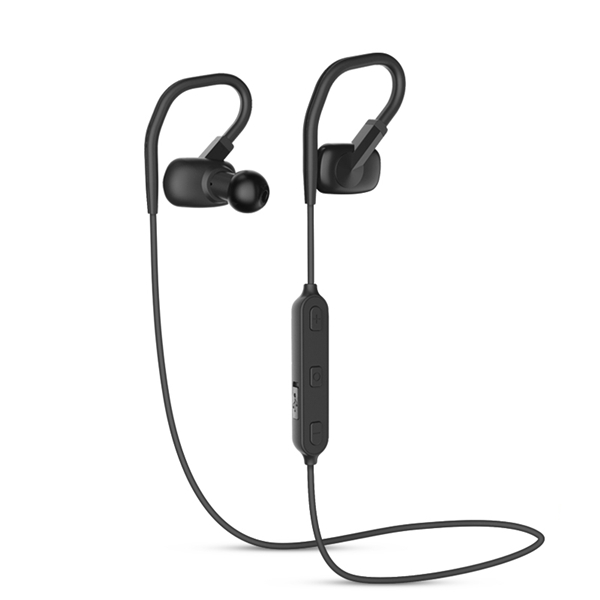 

UVOKS W2 Sport Earhook Wireless Voice Prompt IPX4 Waterproof Microphone CSR4.1 Bluetooth Earphone