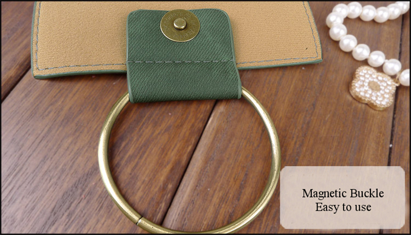 Universal Multi-layer Denim Copper Ring Rabbit Messenger Bag Phone Wallet for Phone Under 5.7-inch