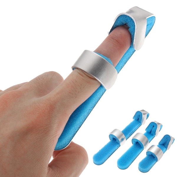 

Trigger Finger Foam Aluminium Splint Joint Malleable Support Brace Comfort Protector Pain Relief