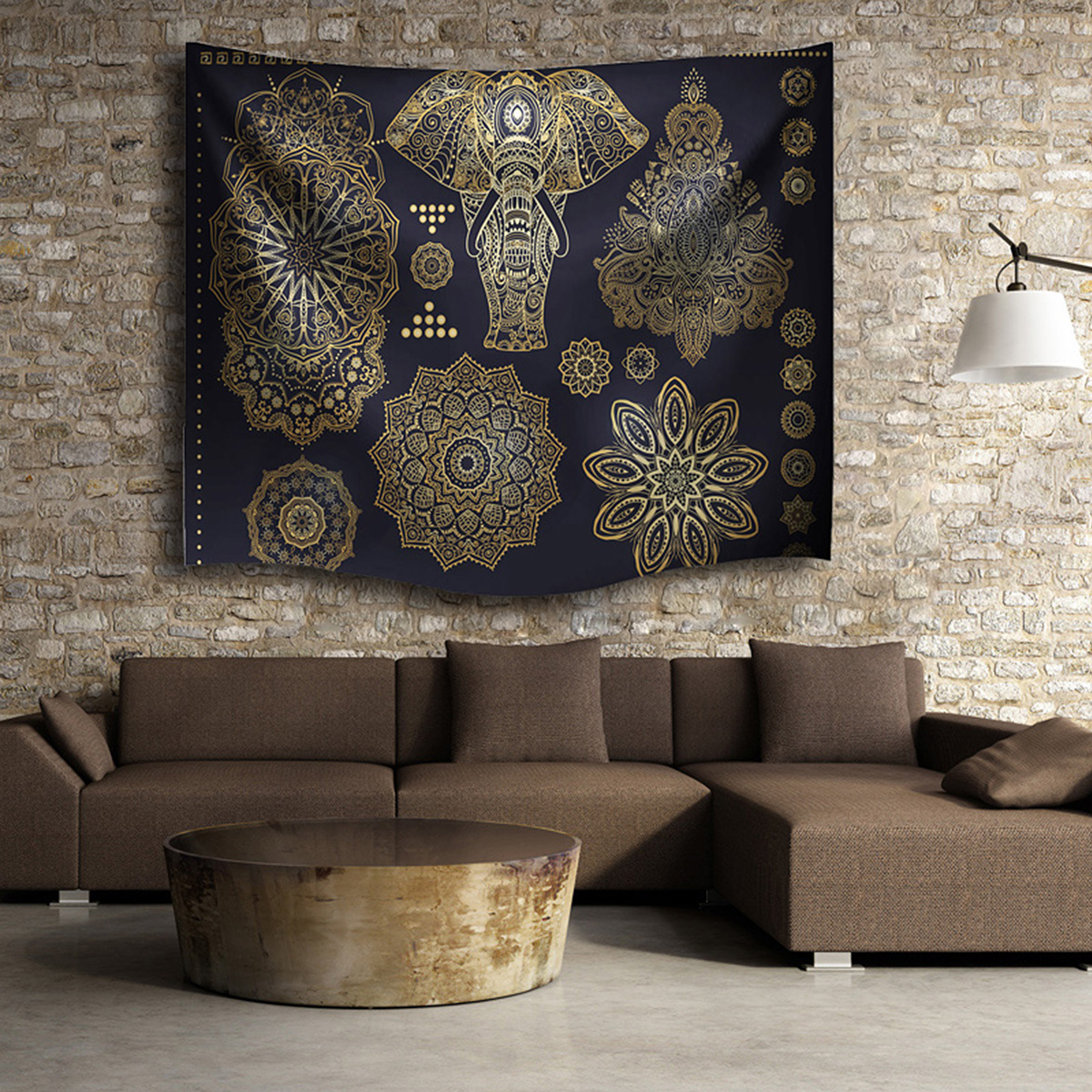 

Indian Mandala Elephant Beach Towel Tapestry Wall Hanging Throw Dorm Bedspread Mat Decor