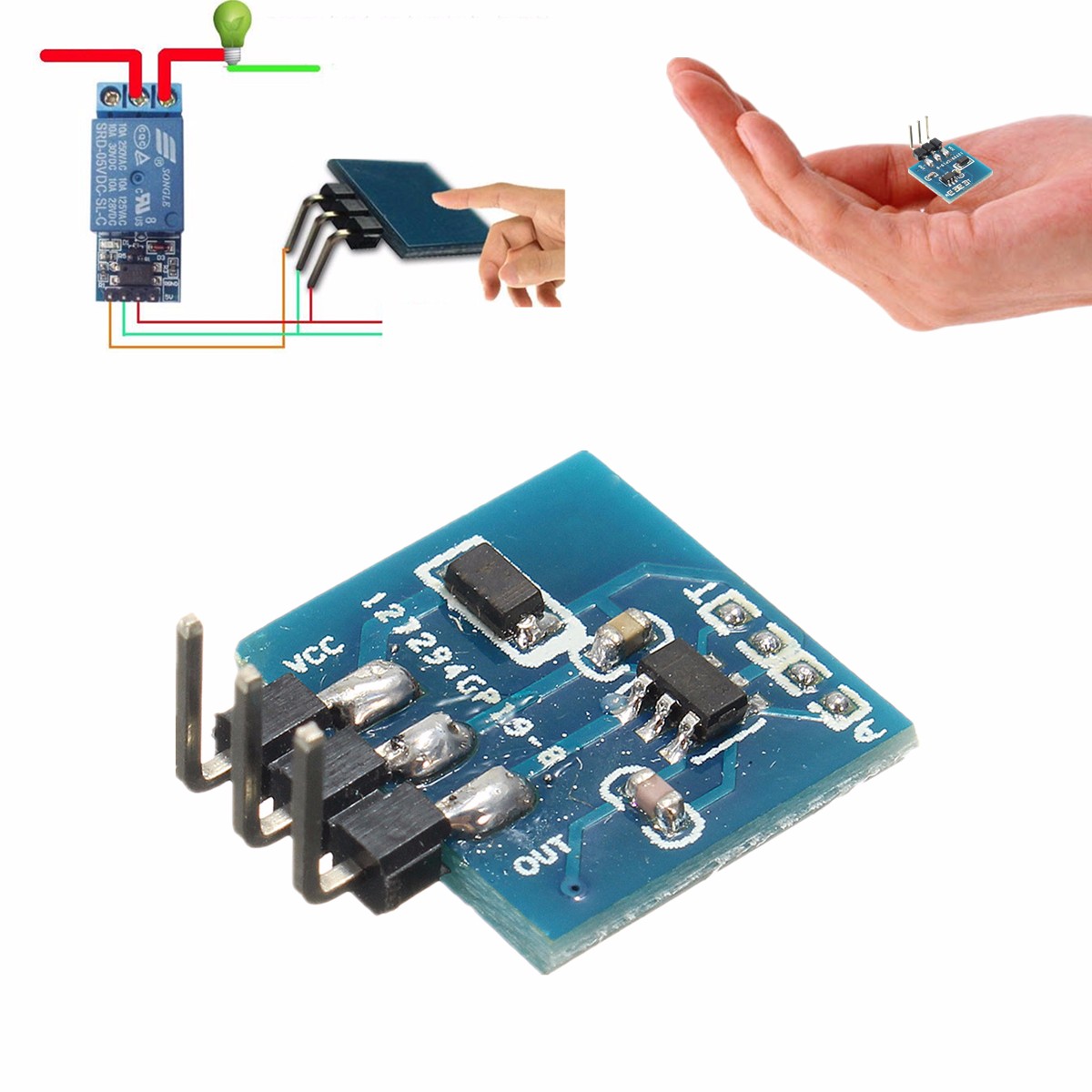 5pcs TTP223B Digital Touch Sensor capacitive touch switch module for Arduino NEW 