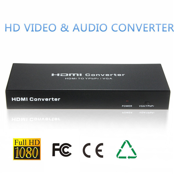 

HDMI to VGA / YPBPR Converter Adapter HD Video Audio Converter