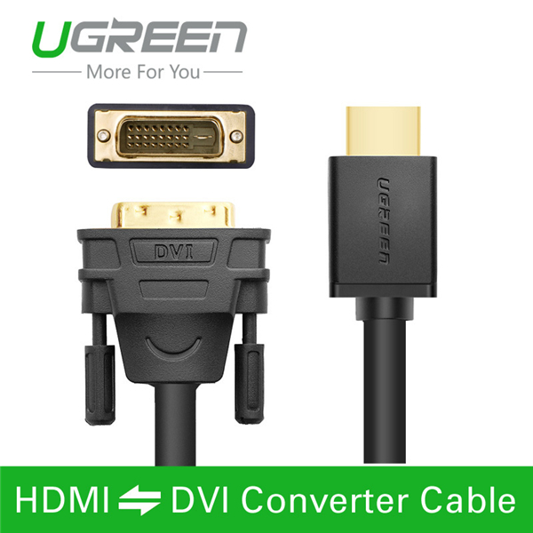 

Ugreen 2M HDMI to DVI DVI-D 24+1 Pin Adapter Cables 3D1080p for LCD DVD HDTV XBOX PS3