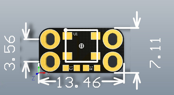 CJMCU-2812B WS2812B RGB 4 Pins Clorful  LED Drvier Board for FPV Multicopter - Photo: 4