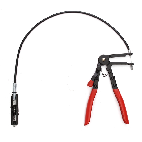 

Flexible Car Fuel Oil Water Pipe Hose Clamp Plier Wire Long Reach Repairing Tool