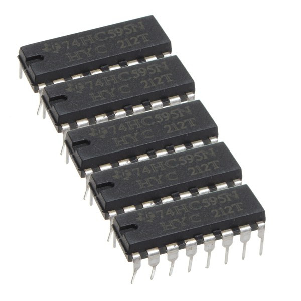 New IC 20 PCS 74HC595N DIP-16 74HC595 8-BIT SHIFT REGISTERS WITH 3-STATE