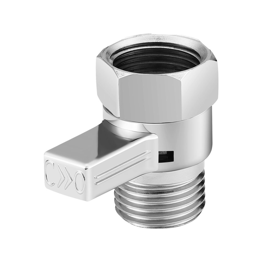 

KCASA™ Brass Junction Water Flow Control Valve Stright-through Shut-off Angle Valve Accessory