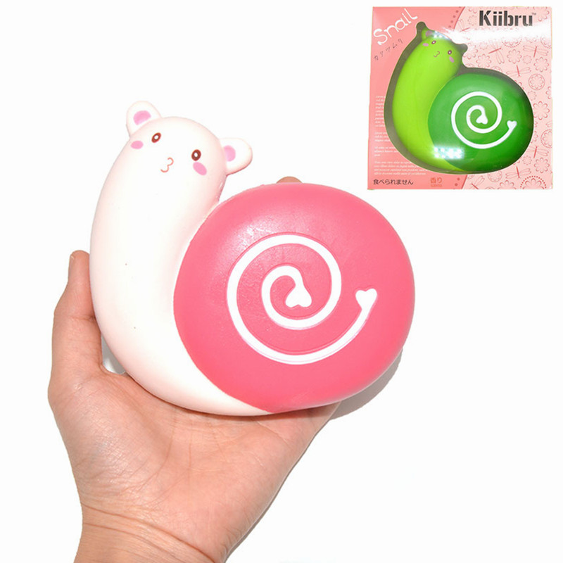 

Kiibru Squishy Snail Jumbo 12cm Slow Rising Scented Original Packaging Collection Gift Decor Toy