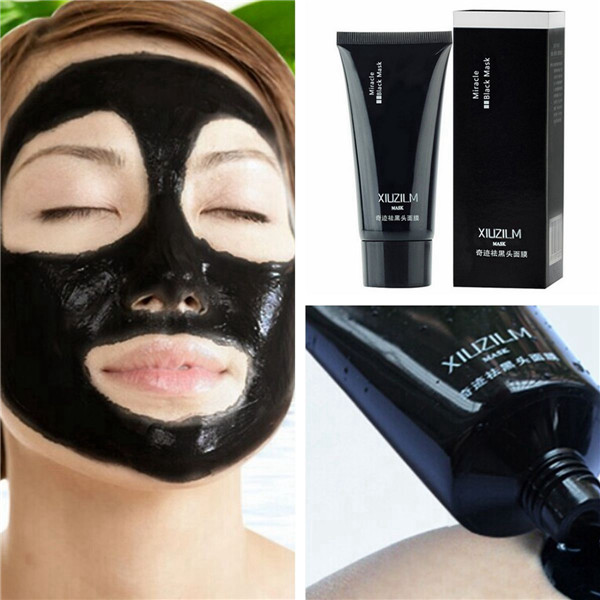 XIUZILM Blackhead Mask Mud Nose Face Black Clean Pore Peel Off Remover ...