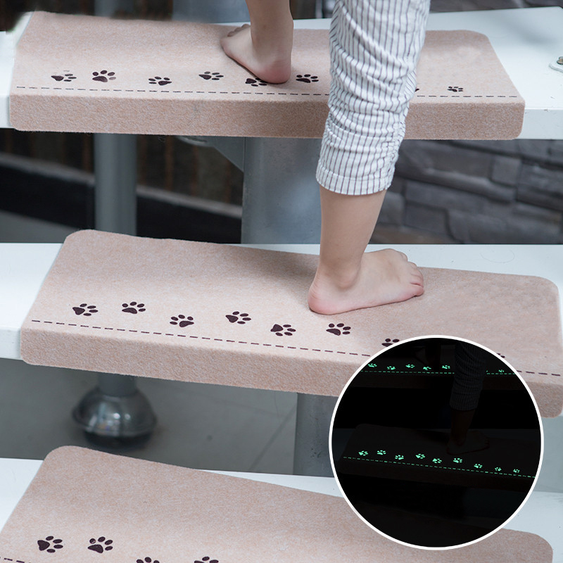 

Honana WX-M3 Luminous Stair Mat Step Floor Carpet Easy Clean Door Anti-skid Mats Self-adhesion Rug