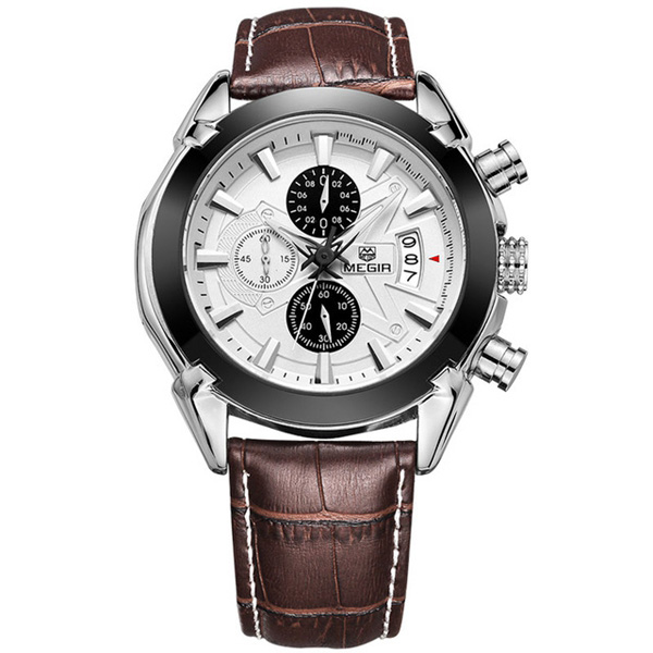 MEGIR 2020 Fashion Multi-functional 3D Design Male Brand Quartz Watch