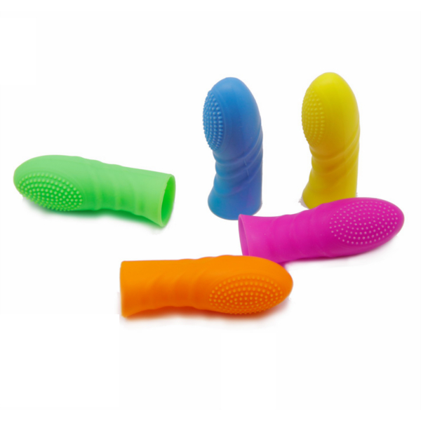 

Male/Female Soft Finger Sleeve Flirting Sex Toys G-Spot Particles Stimulation Masturbator