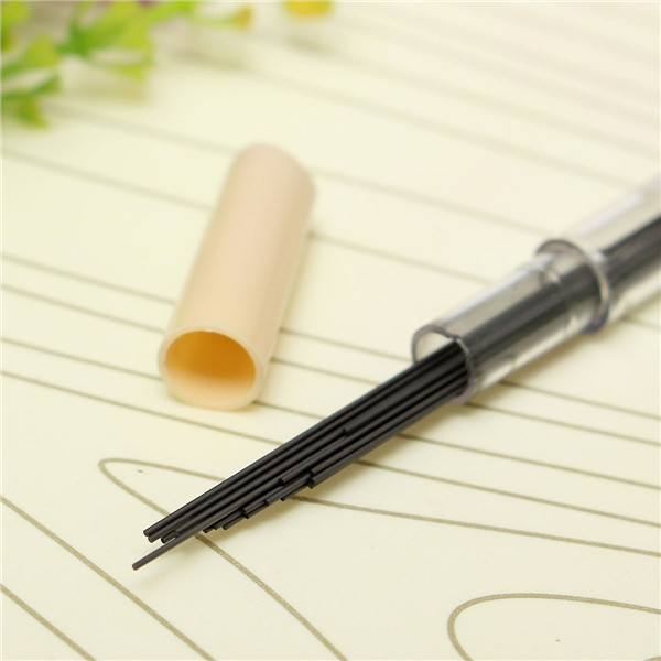 

0.5mm 2B 120mm Black Lead Pencil Refills Tube Box With Case For Mechanical Pencil