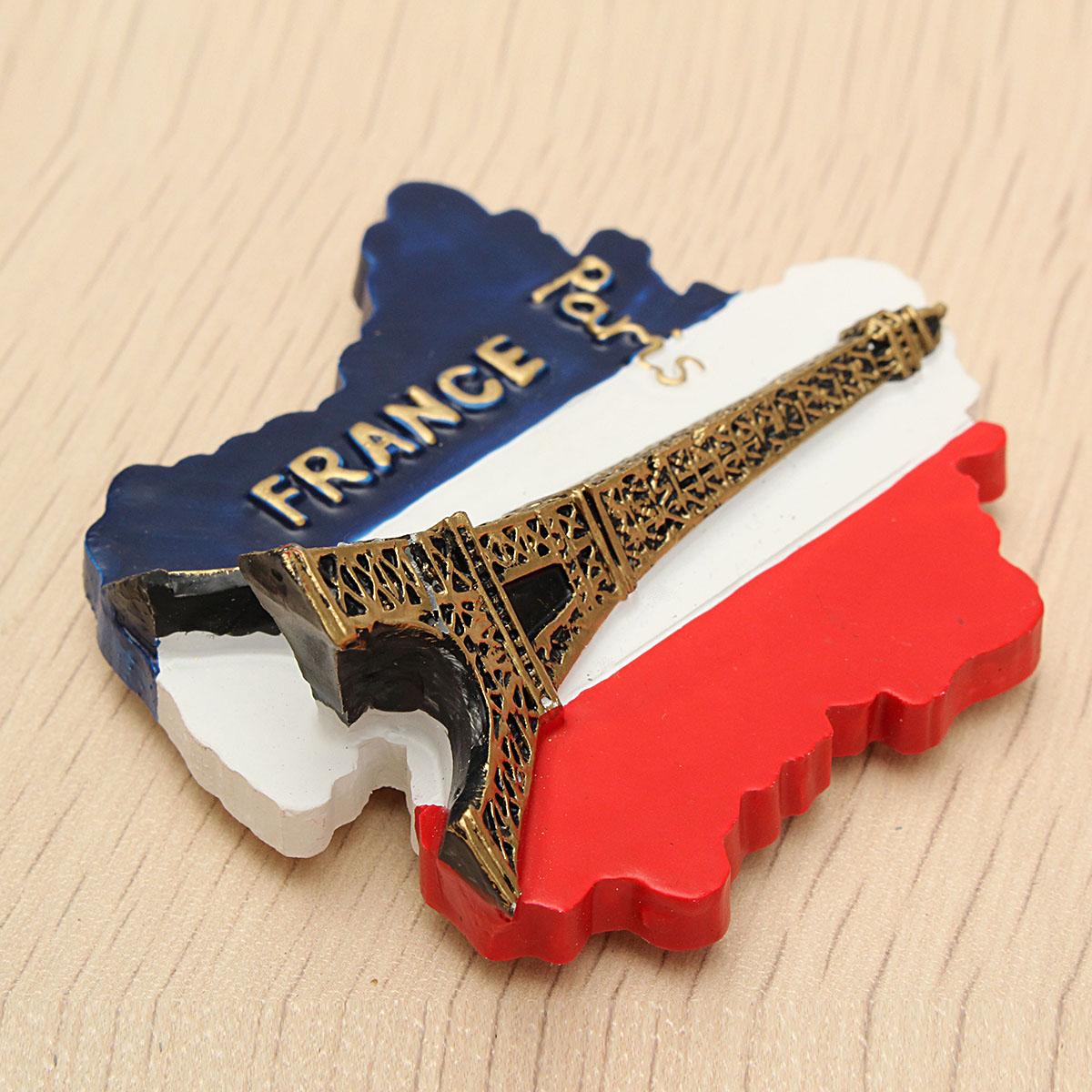 Tourist Souvenir Favorite Travel Resin 3D Fridge Magnet Eiffel Tower  - Photo: 3