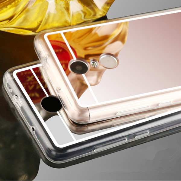 

Luxury Mirror Surface Plating Soft TPU Protection Case For Xiaomi Redmi Note 4