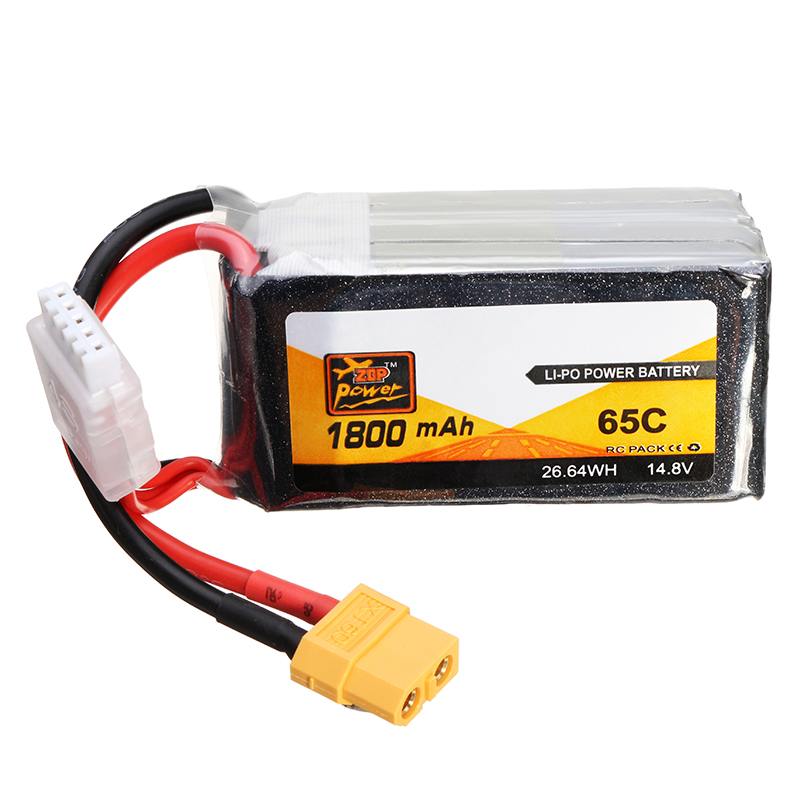 ZOP Power 14.8V 1800mAh 65C 4S Lipo Battery XT60 Plug