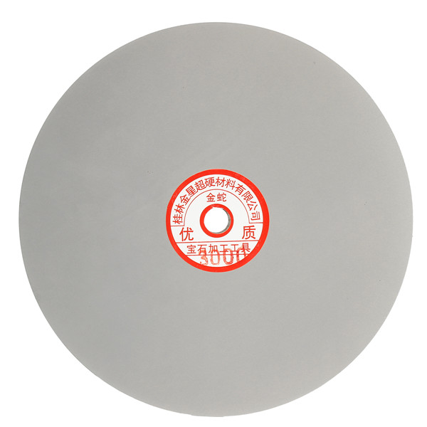 

200mm 3000 Grit Diamond Coated Flat Lap Wheel Lapidary Polishing Grinding Disc