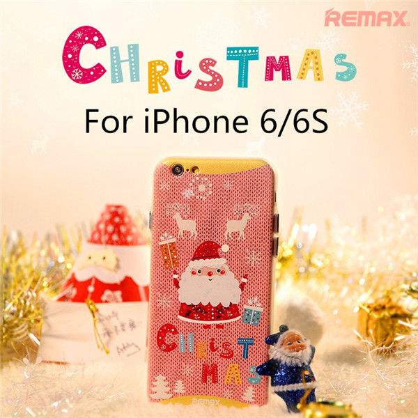 

REMAX Cute Christmas Gifts Back TPU Case Cover For Apple iPhone 6 6S 4.7 inch