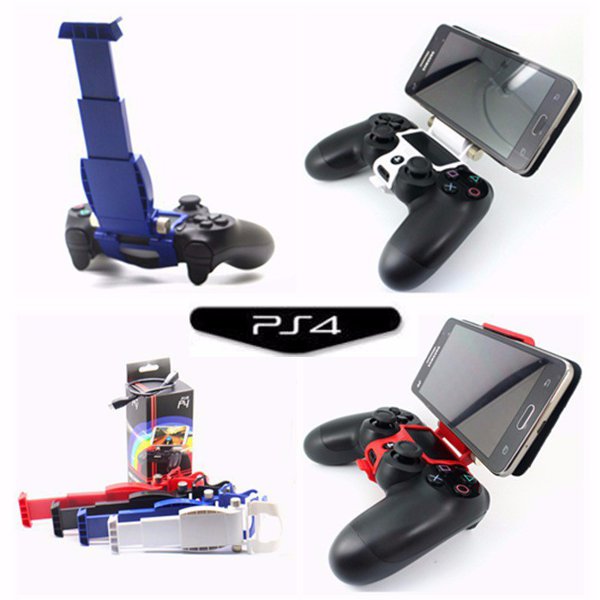 

Clamp Cell Phone Smart Clip Holder Handle Bracket Support Stand For PS4 Playstation 4 Controller