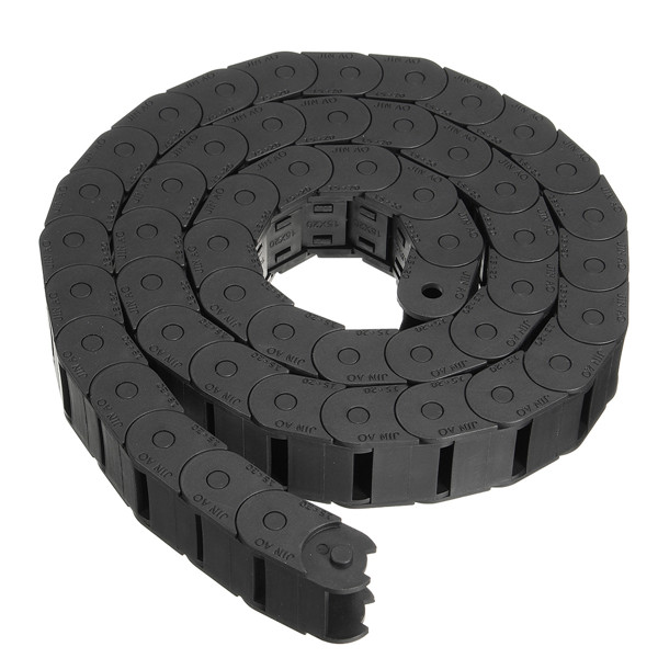 15x15mm L1000mm Plastic Cable Drag Chain Wire Carrier for CNC Router Machine 