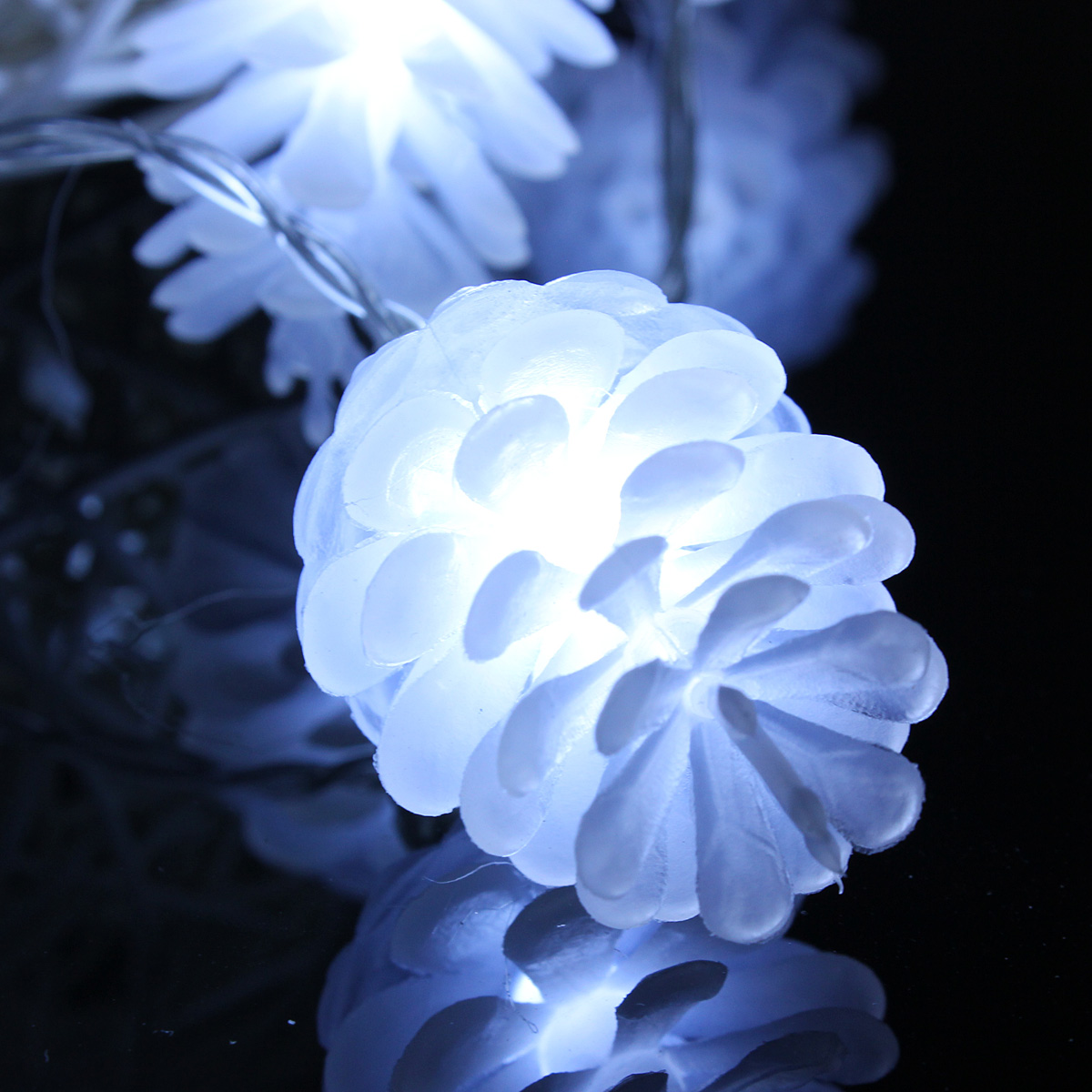 2.2m 20 LED Pine Cone String Light Lamp Christmas Wedding Party Decoration 