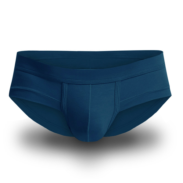 

Mens Pure Color Soft Comfy Skin-friendly Breathable U Convex Underwear Sexy Brief