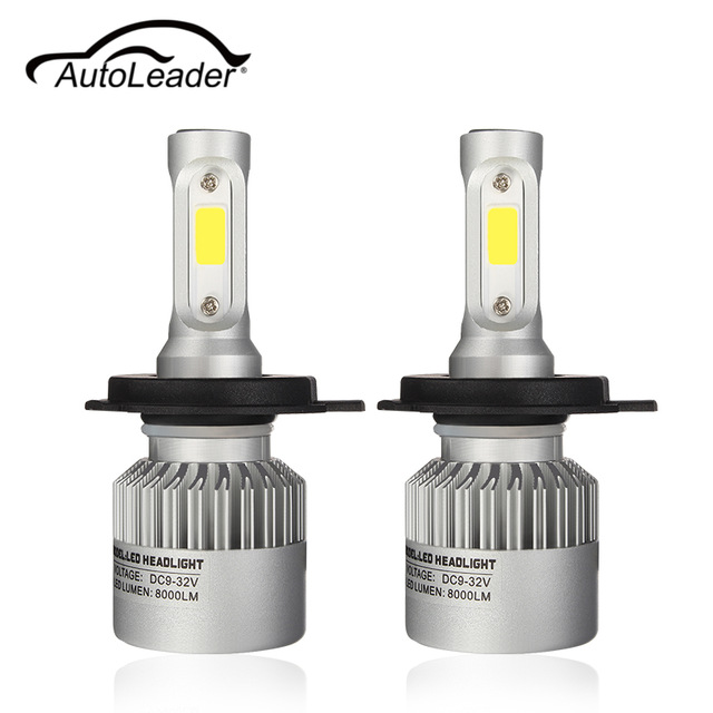 

Autoleader™ 1Set S2 COB LED Car Headlight 72W 6500K 8000LM 9-32V H4 H7 H11 9006 9005