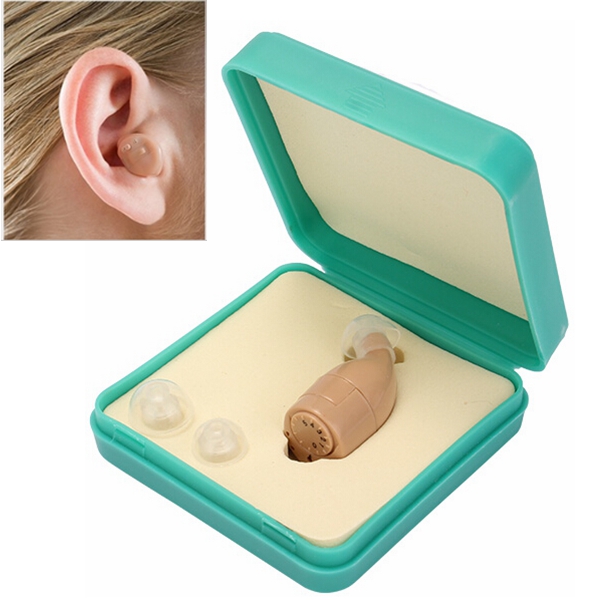 

X-818 MINI In Ear Hearing Aid Adjustable Sound Volume Amplifier Voice Enhancement