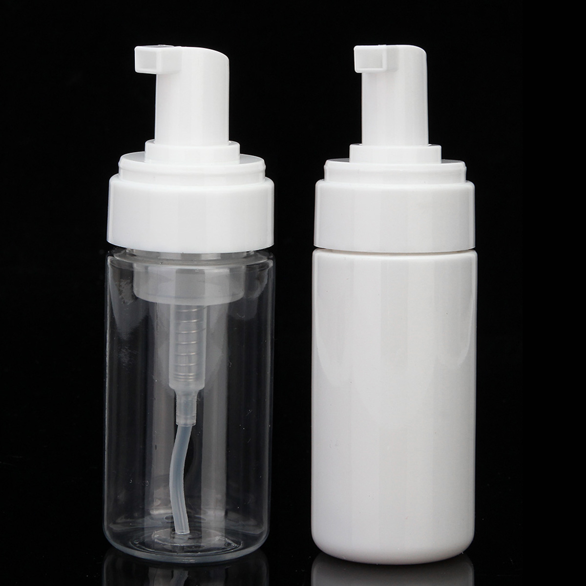 IPRee ™ 100ml Empty Water Bottle PET Refillable Hand Soap Foaming Dispenser Holder Foam Pump ...