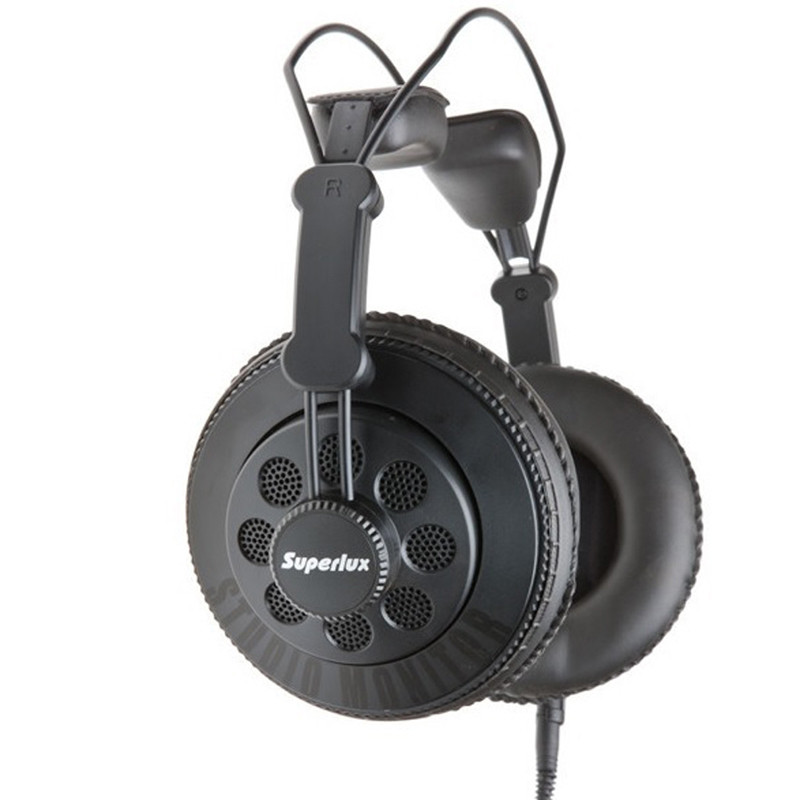 

Superlux HD668B Professional Semi-open Dynamic Headband Studio Standard Headphone For DJ Music