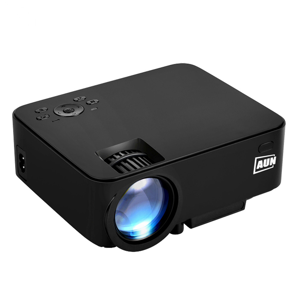 

AUN AM200 LED Projector 1500 Lumens 1080P Home Theater Mini Projector USB SD VGA AV HDMI