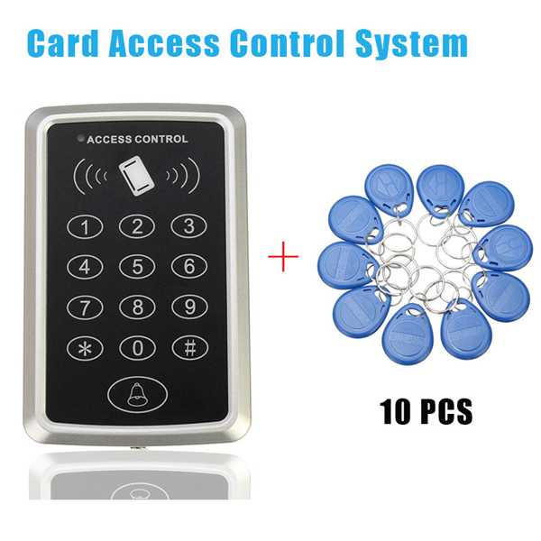 Security RFID Code lock Access System Access Control Door Opene 10 keyfob A3GE 
