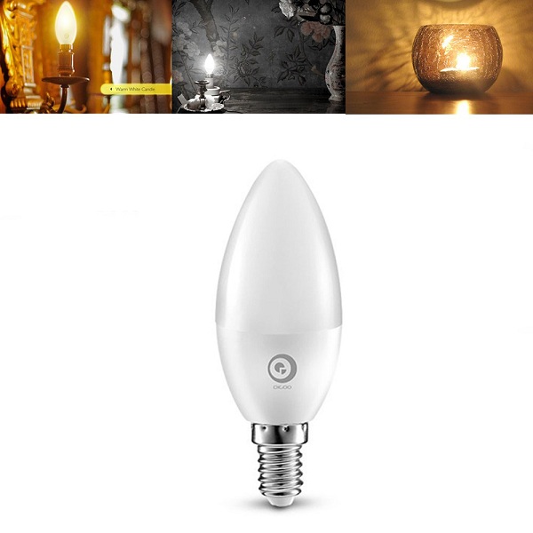 

1X 5X 10X Digoo Hummingbird Series E14 High PF Top Quality 5W LED Candle Bulb Home Lighting AC85-265V