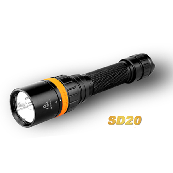 

Fenix SD20 XM-L2 1000LM 18650 Diving LED Flashlight 100M