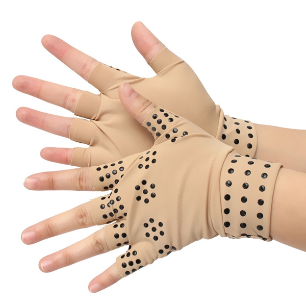 

Half Finger Magnetic Joint Glove Hand Support Pain Relief Arthritis Compression