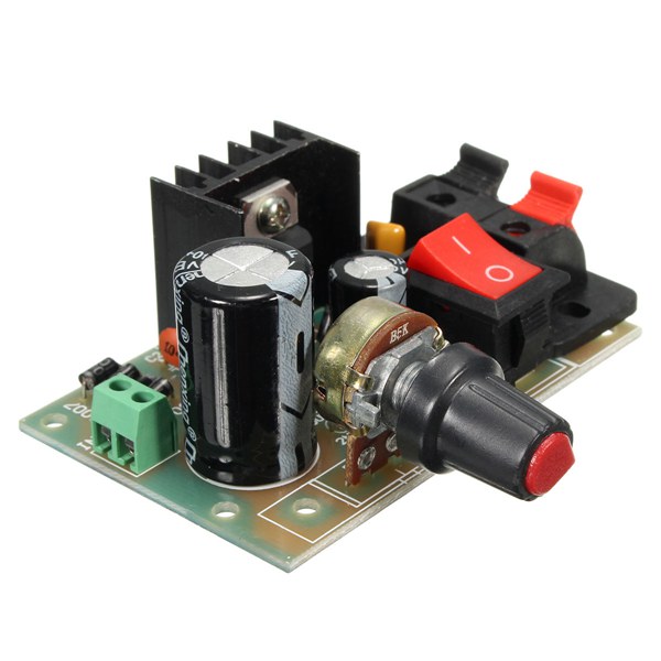 

LM317 Adjustable Voltage Regulator Power Supply Module AC/DC Input