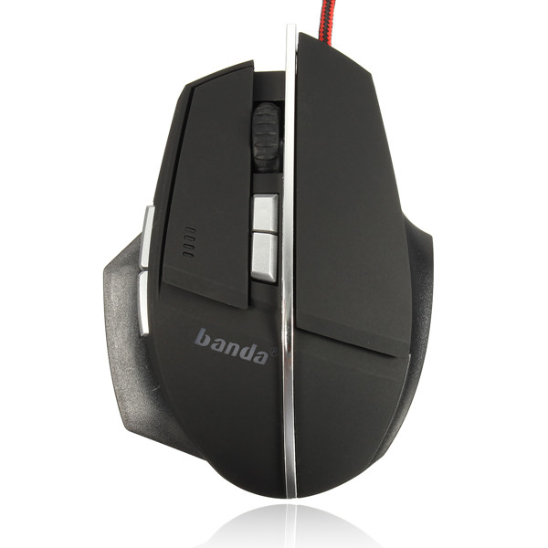 

Banda X3 2400 DPI USB 2.0 6 buttons Wired Optical Gaming Mouse for PC Computer