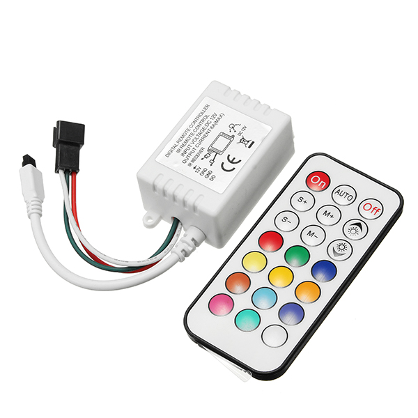 

21 Keys IR Remote Controller for WS2811 WS2812B LED Flexible Strip Light DC5-24V