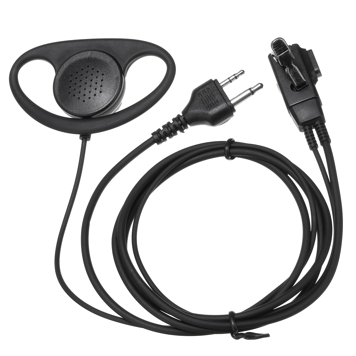 

2 Pin Covert Acoustic Air Tube Earpiece Headset For Midland Walkie Talkie