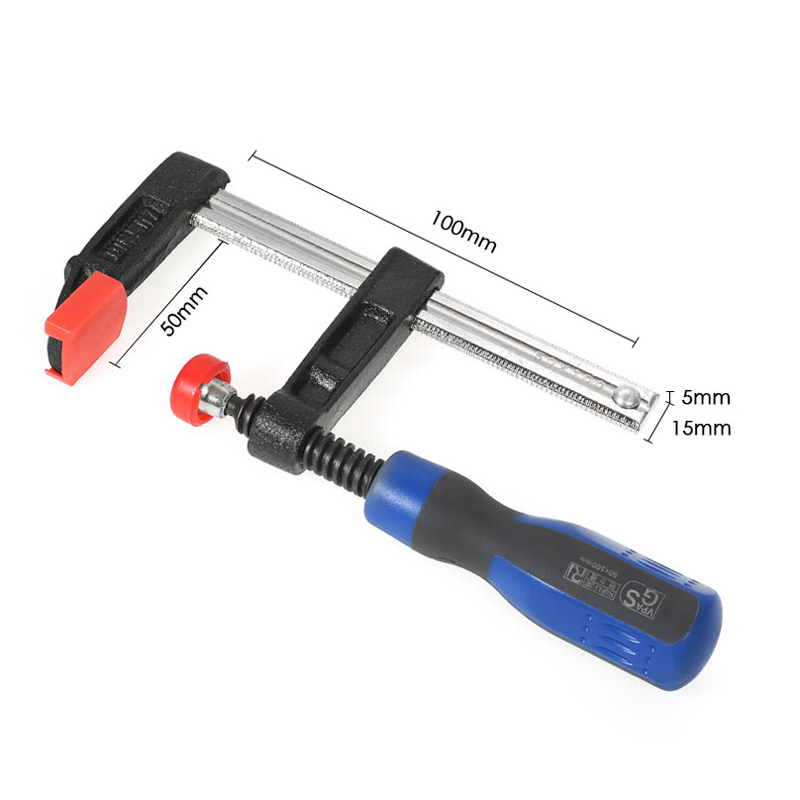 400mm Woodworking F Clamp,Heavy Duty F Clamps DIY Woodworking Fixing Bar Clips Quick Slide Hand Tool Kit 