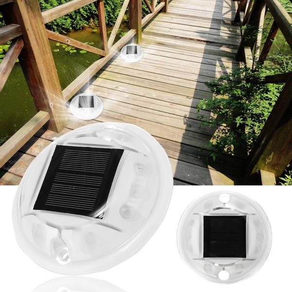 

Solar Powered 10 LED Light Waterproof IP68 Driveway Road Path Step Dock Outdoor Lamp