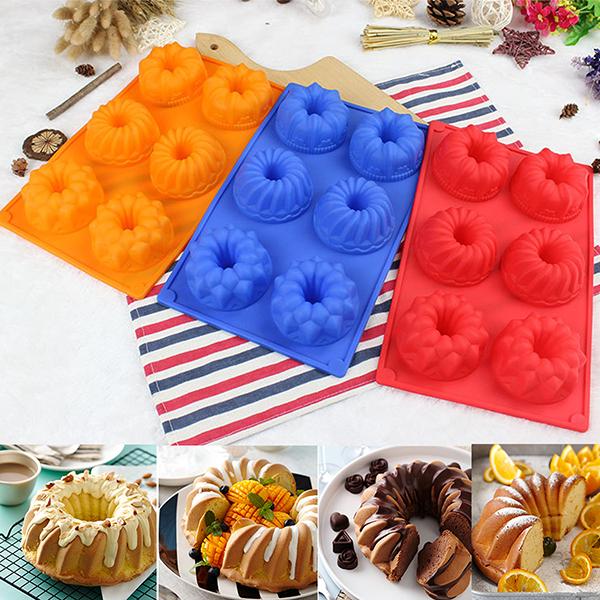 

Silicone Flower Cake Cupcake Mold Muffin Chocolate Cake Candy Cookie Baking Mould Pan Tools