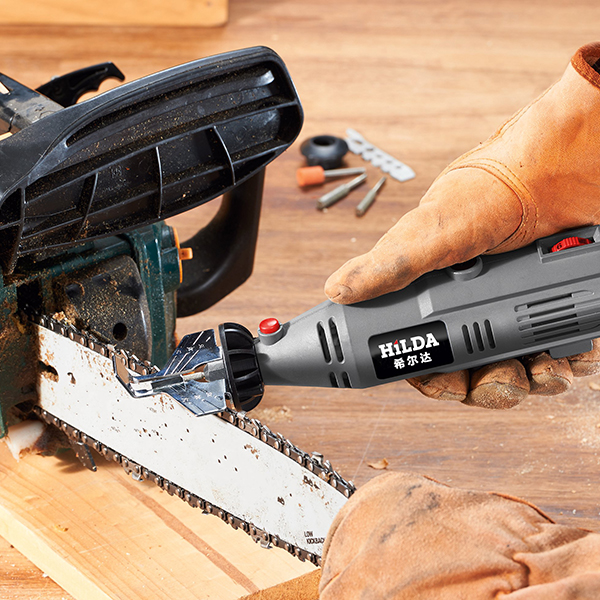 HILDA Chain Saw Sharpening Attachment Sharpener Guide