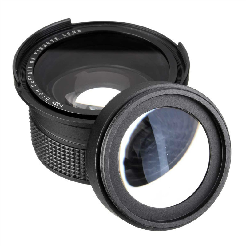 

0.35X Super Fisheye Wide Angle Lens for 52mm Nikon D7000 D7100 D5200 D5100 D5000 D3100 D3000 D90 D40 D60 with 18-55mm Lens