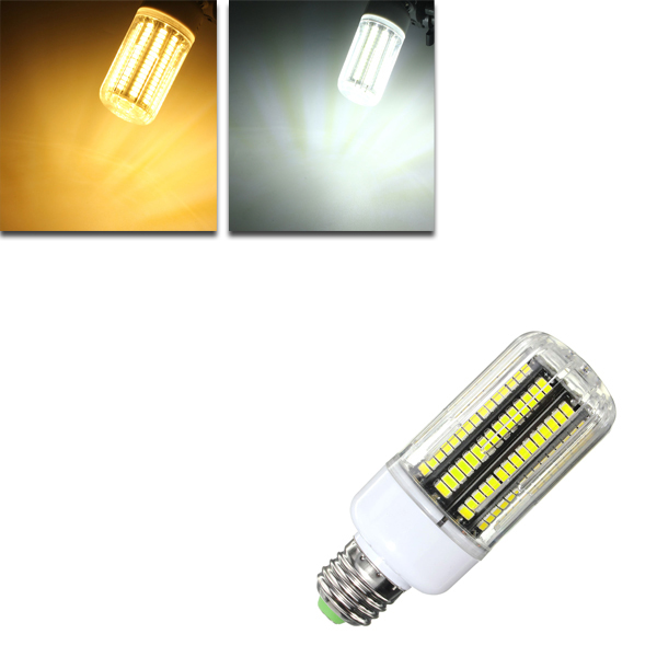 

E14 E12 B22 E27 LED 15W 170 SMD 5730 Warm White Whit Fire Cover Corn LED Bulb Light AC220V