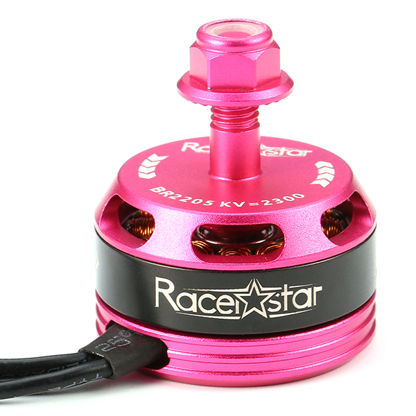 Racerstar Racing Edition 2205 BR2205 2300KV 2-4S Brushless Motor CW/CCW Pink For QAV250 ZMR250 260 - Photo: 3