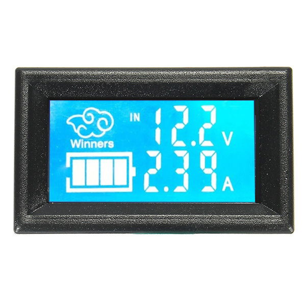 

DC Meter LCD Digital Dual Display Voltage Current Temperature RS485 Interface Optional Modbus