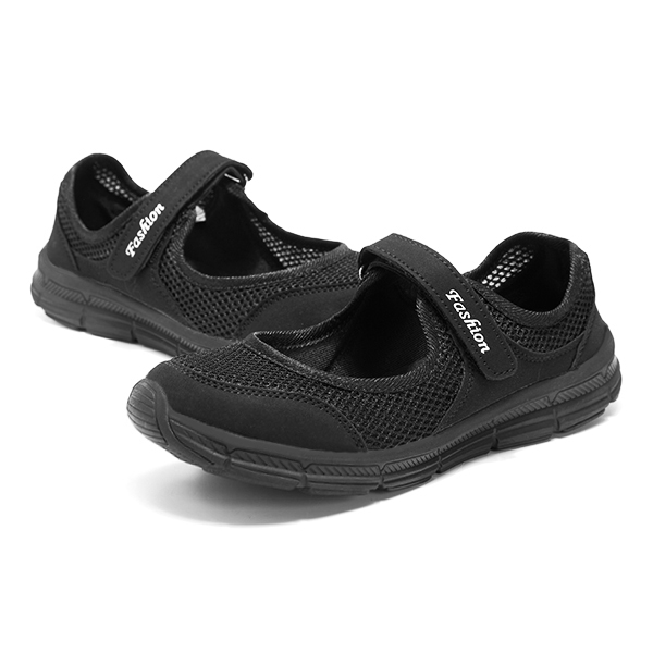 Casual Mesh Light Soft Sole Breathable Outdoor Sport Flats - US$21.99