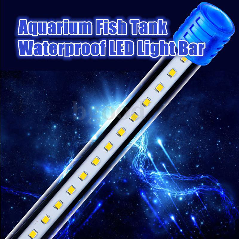 Aquarium Waterproof LED Light Bar Fish Tank Submersible Downlight 2.5W 20CM