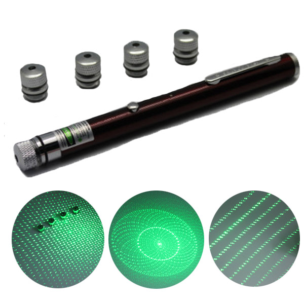 

LT-ZS03 5 Patterns USB Charge 532nm Green Laser Pointer Red(1mw/5mw)